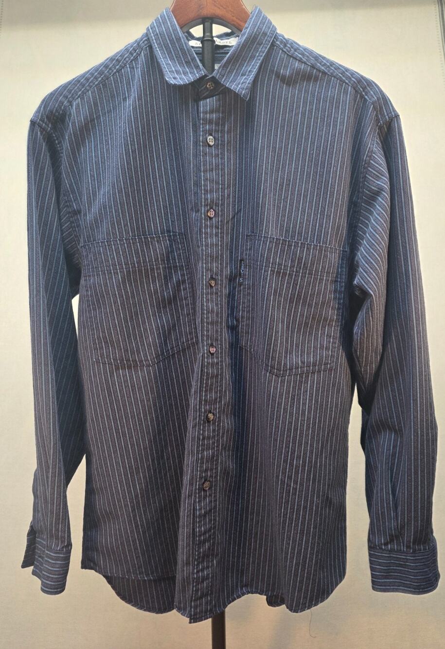 Vintage 90s Levis Silver Label Striped Button Up Shirt Men's‎ Medium Rare Find